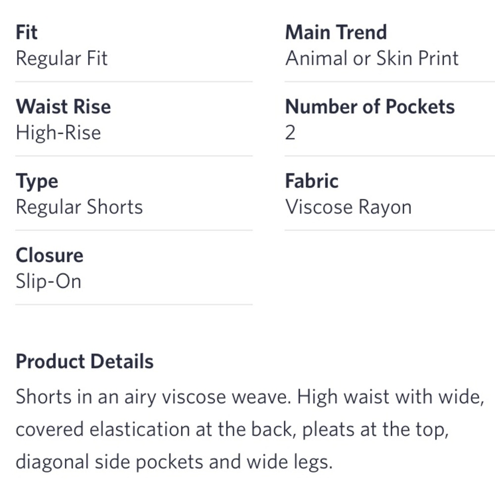 H&M shorts high rise *Fixed Price* - Picture 5 of 5